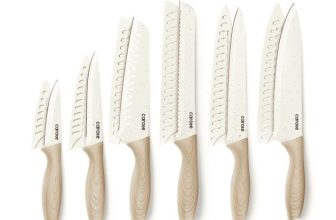 Carote 12-Piece Kitchen Knife Set with Blade Guards only $13.99!